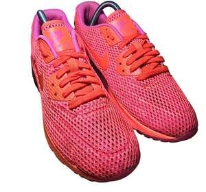 2015 Women's Nike Air Max 90 Ultra Breathe Bright Crimson Size 9.5 Used Rare